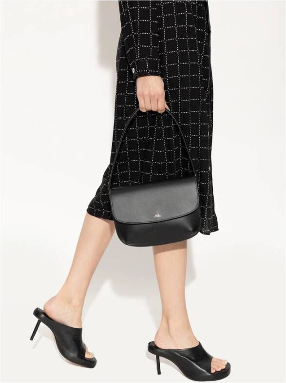 A.p.c. Sarah shoulder bag Zwart Dames