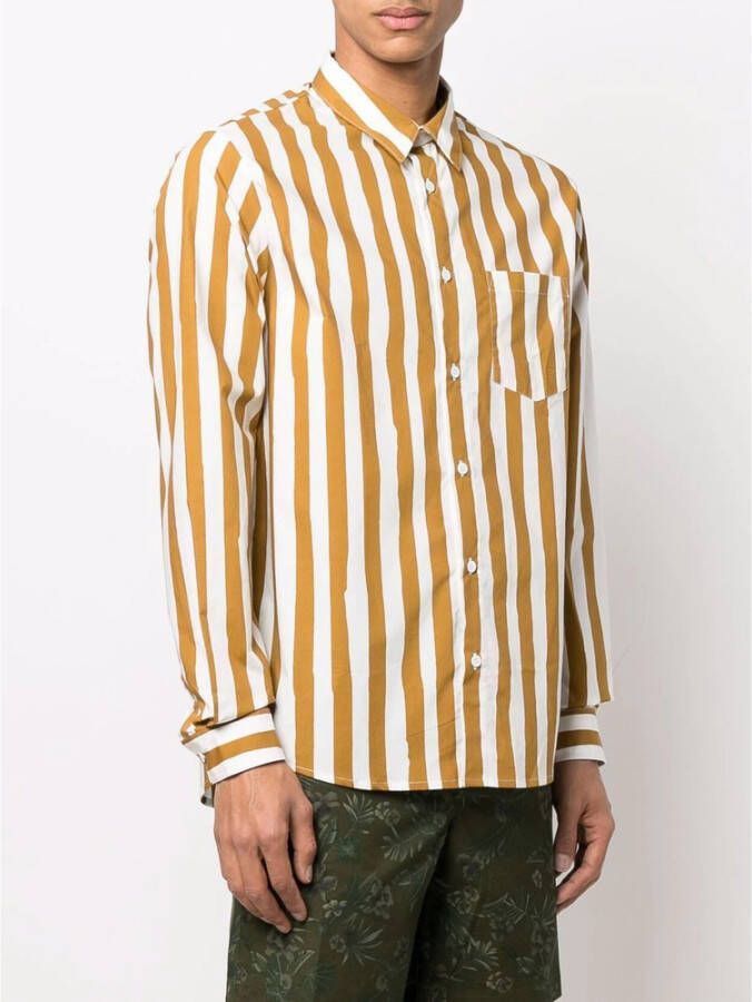 A.p.c. Normaal Overhemd Geel Heren