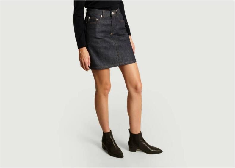 A.p.c. Short Skirts Zwart Dames