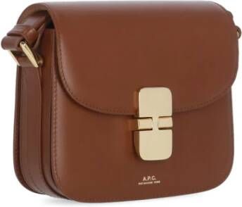 A.p.c. Shoulder Bag Bruin Dames