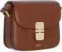 A.p.c. Klassieke Hazelnoot Leren Hobo Tas Brown Dames - Thumbnail 8