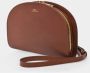 A.p.c. Lune schoudertas Brown Dames - Thumbnail 2