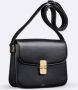 A.p.c. Gladleren trapeziumvormige schoudertas Black Dames - Thumbnail 9
