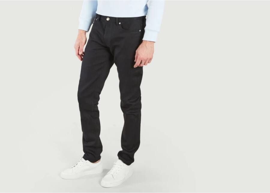 A.p.c. Slim-fit Trousers Zwart Heren