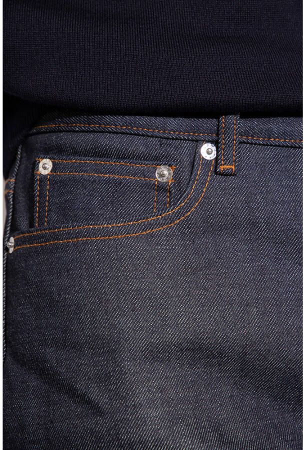 A.p.c. Rechte poot jeans Blauw Heren