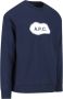 A.p.c. Blauwe Katoenen Sweatshirt voor Mannen Blue Heren - Thumbnail 2