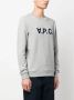 A.p.c. Bedrukte VPC Logo Katoenen Sweatshirt S Gray Heren - Thumbnail 5