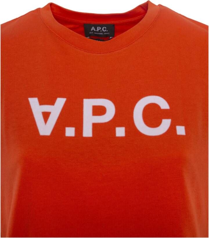 A.p.c. T-shirt Oranje Dames