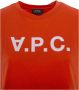 A.p.c. T-shirt Oranje Dames - Thumbnail 2