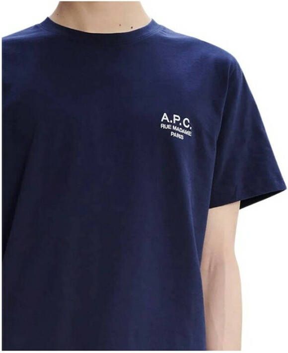 A.p.c. T-shirt Blauw Heren
