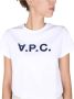 A.p.c. Witte Katoenen T-shirt voor Vrouwen White Dames - Thumbnail 11