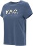 A.p.c. Dames katoenen T-shirts en Polos Blue Dames - Thumbnail 2