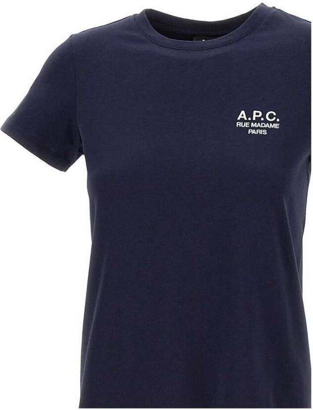 A.p.c. T-shirts Blauw Dames
