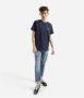 A.p.c. Heren Ronde Hals Katoenen T-Shirt Blue Heren - Thumbnail 3