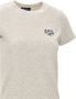 A.p.c. denise t-shirt with logo embroidery Grijs Dames - Thumbnail 4