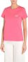 A.p.c. Fuchsia Katoenen T-Shirt met Logo Detail Pink Dames - Thumbnail 8
