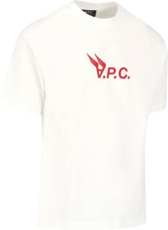 A.p.c. T-Shirts Wit Heren