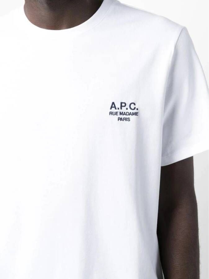 A.p.c. T-Shirts Wit Heren