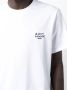 A.p.c. Biologisch Katoen Logo Geborduurd T-Shirt White Heren - Thumbnail 10