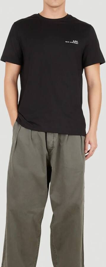 A.p.c. T-Shirts Zwart Heren