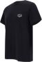 A.p.c. Nieuwe Raymond Zwarte Katoenen T-Shirt met Wit Logo Black Heren - Thumbnail 4