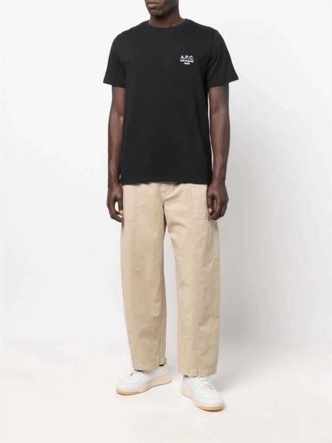 A.p.c. T-Shirts Zwart Heren