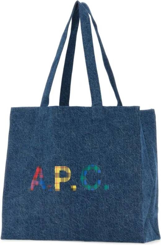 A.p.c. Tote Bags Blauw Dames