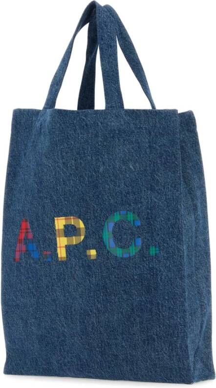 A.p.c. Tote Bags Blauw Dames