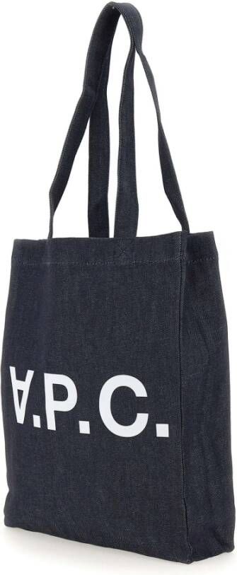 A.p.c. Tote Bags Blauw Dames