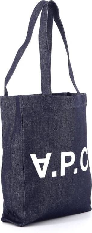 A.p.c. Tote Bags Blauw Heren
