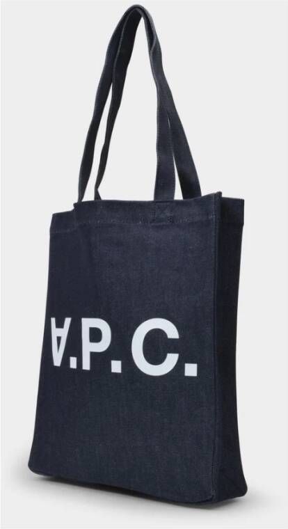 A.p.c. Tote Bags Blauw Unisex