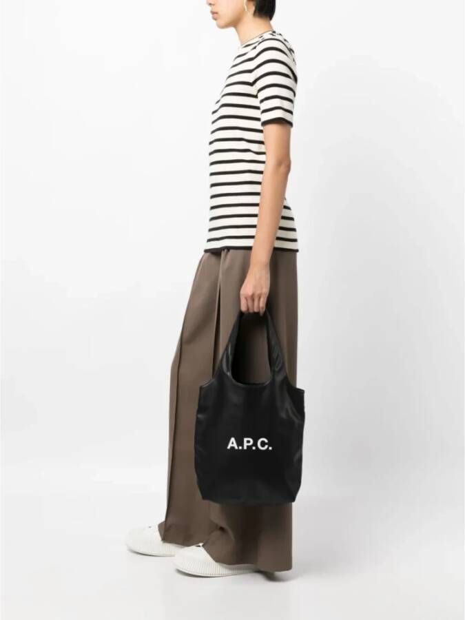 A.p.c. Tote Bags Zwart Heren