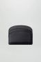 A.p.c. Zwarte Leren Kaarthouder met Gegraveerd Logo Black Dames - Thumbnail 2