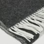 A.p.c. Wollen sjaal met franjes en uitgebreide logoprint Black - Thumbnail 6