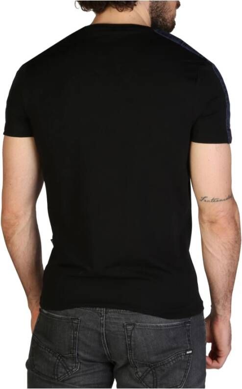 Aquascutum Men's T-shirt Zwart Heren