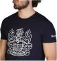 Aquascutum Heren T-shirt met korte mouwen en ronde hals Blue Heren - Thumbnail 5