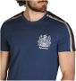 Aquascutum Logo-versierd katoenen T-shirt Korte mouwen Blue Heren - Thumbnail 5