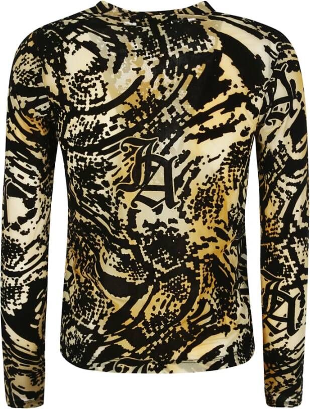 Aries Long Sleeve Tops Geel Heren