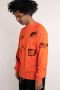 Aries Long Sleeve Tops Oranje Heren - Thumbnail 2
