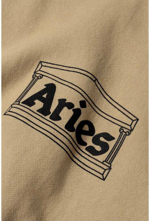 Aries Premium logo trui Beige Heren
