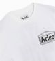 Aries Grafische Print T-shirt White Heren - Thumbnail 4