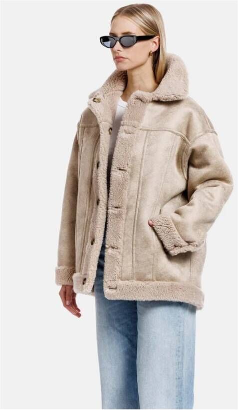 Arma Omkeerbare Beige Jas Alter Ego Jessy Beige Dames