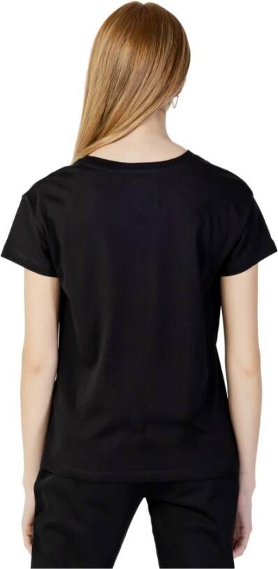Armani Bedrukt Dames T-shirt Zwart Dames