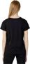 Armani Exchange Katoenen T-shirt Vrouwencollectie Lente Zomer Black Dames - Thumbnail 2