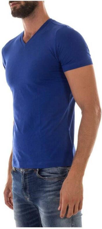 Armani Collezioni t-shirt Blauw Heren