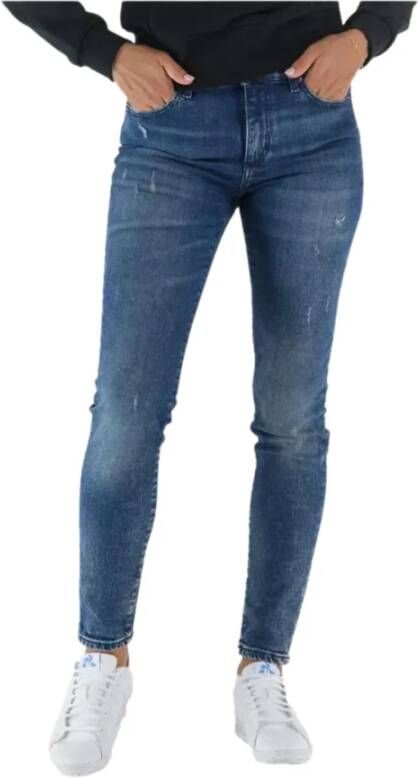 Armani Exchange 5 Zakken Jeans Blauw Dames