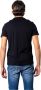 Armani Exchange Iconisch Katoenen T-shirt Blauw Slim Fit Blue Heren - Thumbnail 4