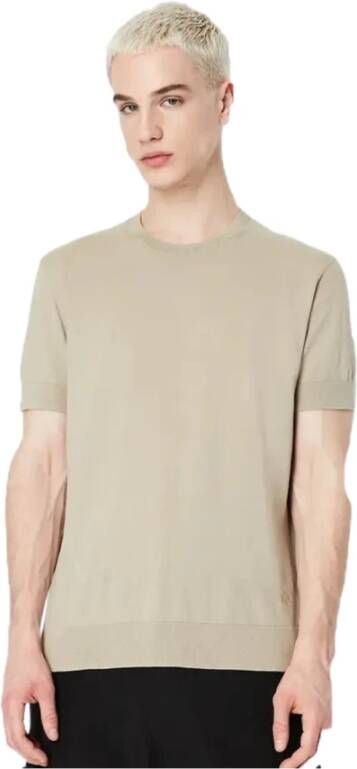 Armani Exchange Basis T-Shirt Beige Heren