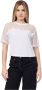Armani Exchange T-shirt met logostitching - Thumbnail 3