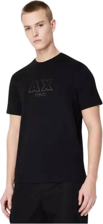 Armani Exchange Basis T-Shirt Zwart Heren